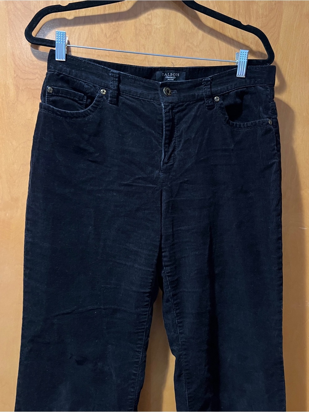 Women’s black corduroy pants